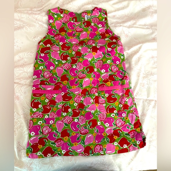 Lilly Pulitzer Girls Cherry Dress.New Without Tags. Size:5 - Picture 1 of 3